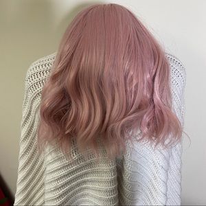 Wig- rose pink